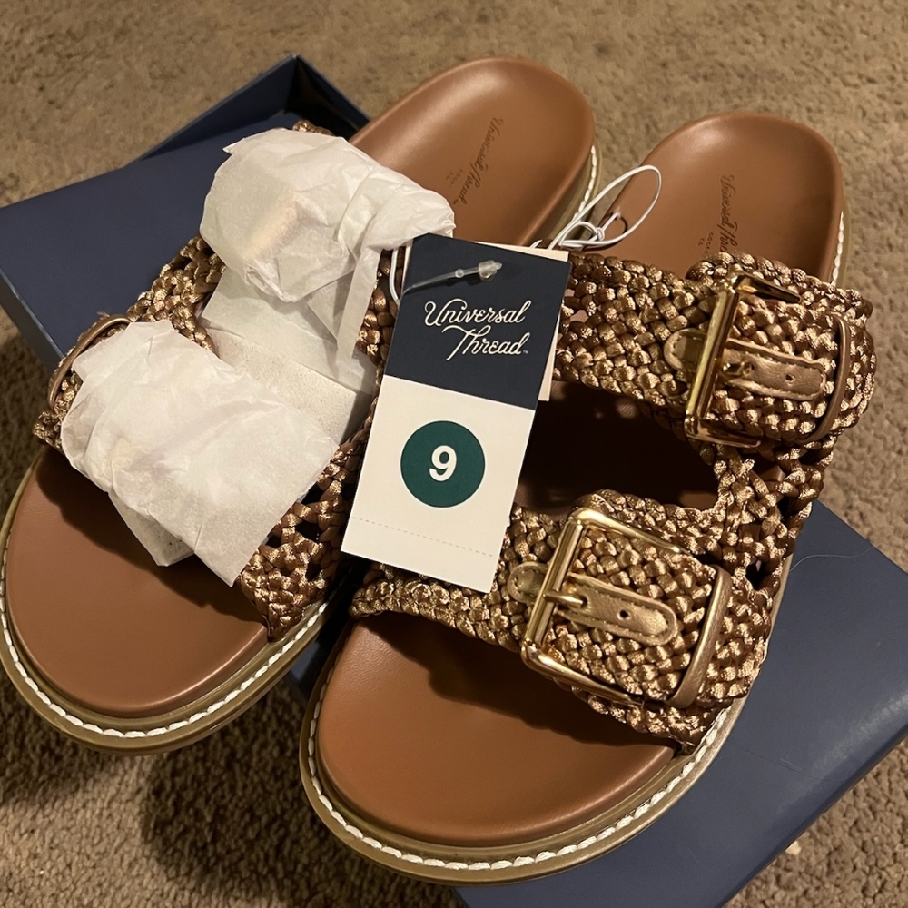Brand new Kylie Crochet sandals! Tic tock trend!